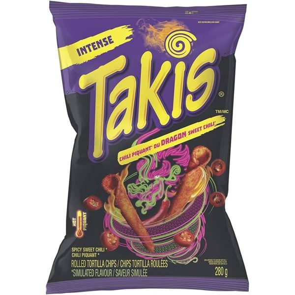 NEW 2 X 280G TAKIS SPICY SWEET CHILI