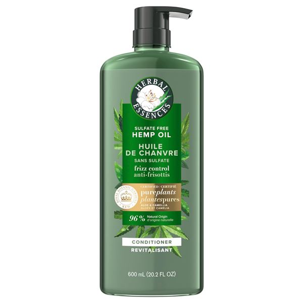 NEW 600ML HERBAL ESSENCES HEMP+POTENT CONDITIONING
