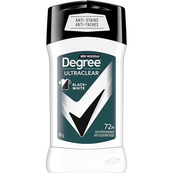 NEW REPACKED 4 X 76G DEGREE ULTRACLEAR DEODORANT