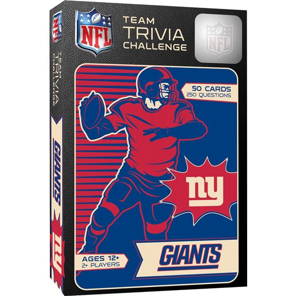 NEW TEAM TRIVIA CHALLENGE NFL NEW YORK GIANTS