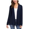 Image 1 : NEW URBAN COCO WOMENS OPEN FRONT CARDIGAN NAVY BLU