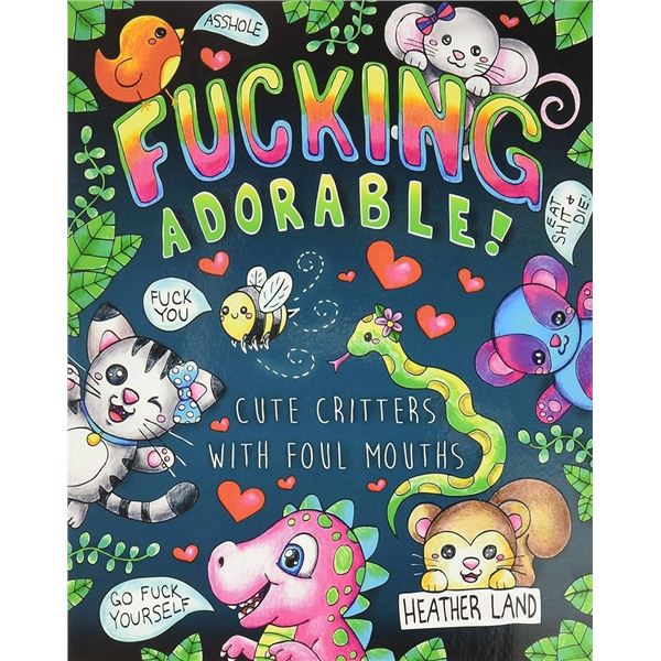 NEW FKING ADORABLE CUTE CRITTERS COLORING BOOK