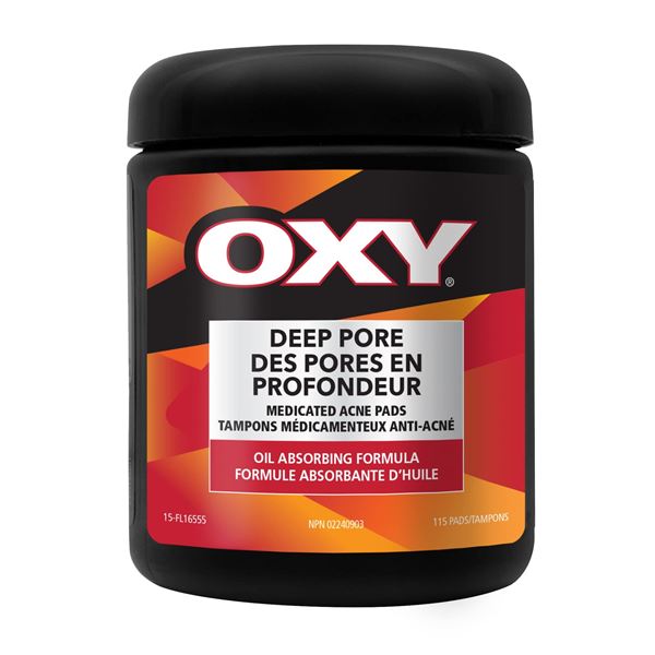 NEW 90 PADS OXY DEEP PORE OIL ABSORBING FORMULA