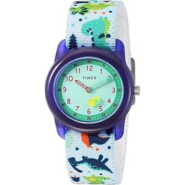 NEW TIMEX TIME MACHINE 29MM KIDS DINOSAUR WATCH