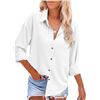 Image 1 : NEW HOTOUCH WOMEN WHITE BUTTON UP SHIRT LONG SLEEV