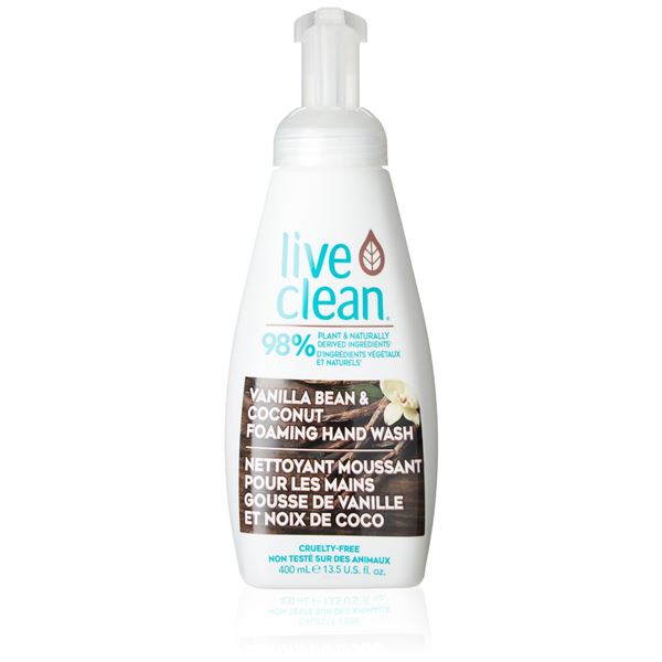 NEW 3 X 400ML LIVE CLEAN VANILLA BEAN & COCONUT