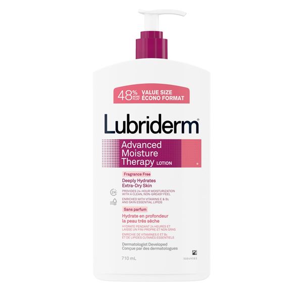 NEW 710ML LUBRIDERM MOISTURE THERAPY LOTION