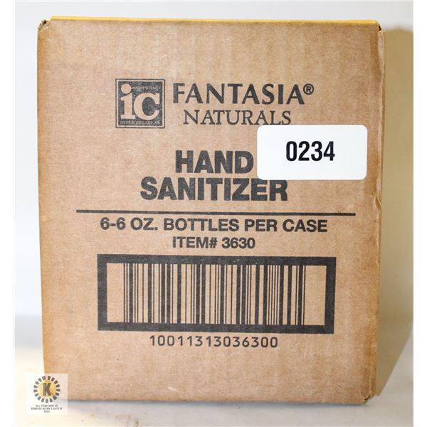 NEW 6 X 6OZ FANTASIA HAND SANITIZER