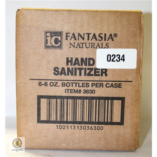 NEW 6 X 6OZ FANTASIA HAND SANITIZER