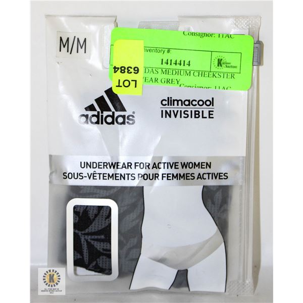 NEW ADIDAS MEDIUM CHEEKSTER UNDERWEAR GREY