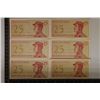 Image 1 : 6-1964 INDONESIA 25 SEN BILLS
