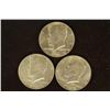 1965, 66 & 1967 40% SILVER JOHN F. KENNEDY HALVES