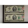 Image 1 : 2-1976 CRISP UNC WITH CONSECUTIVE SERIAL NUMBERS