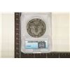 Image 2 : 1987 AMERICAN SILVER EAGLE ICG MS70 1 OZ. SILVER