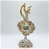 Image 1 : Porcelain Ewer with Gilded Accents and Florals