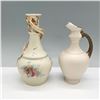 Image 2 : 2pc Austrian Porcelain Ewers with Hand-Painted Floral Design