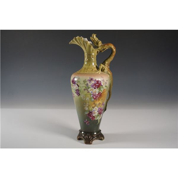 Royal Wettina Dragon Vase in Amphora Style