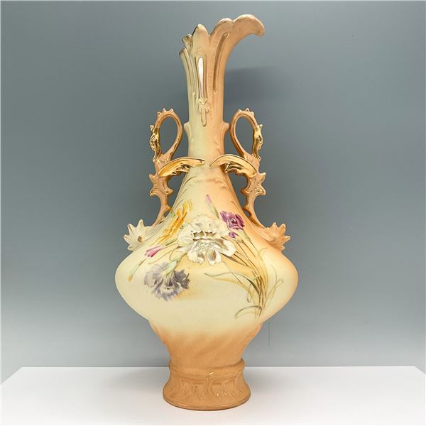 Antique Robert Hanke Austrian Vase with Dragon Handles