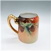 Image 2 : Vintage Dragon Handle Mug with Pine Cones, Signed