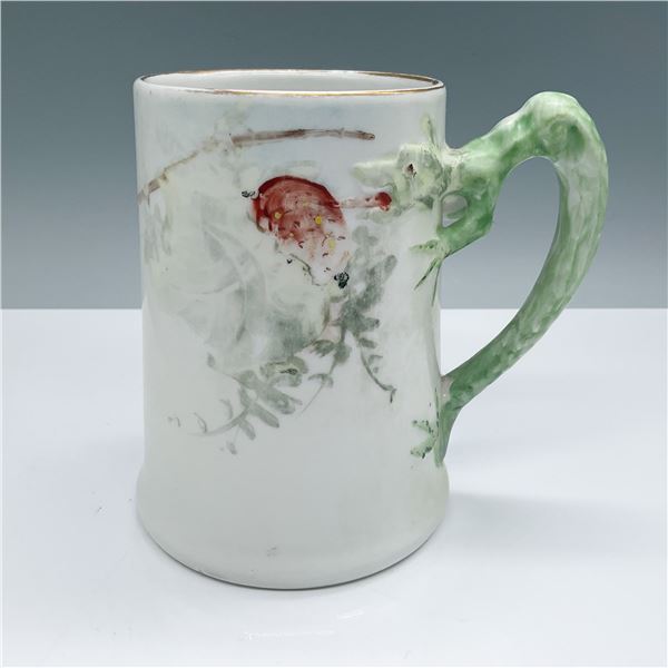 Heinrich & Co. Selb Bavaria Mug, Strawberries and Flowers