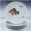 Image 2 : Bareuther Bavaria Porcelain Plates, Set of 6, Fish Motif