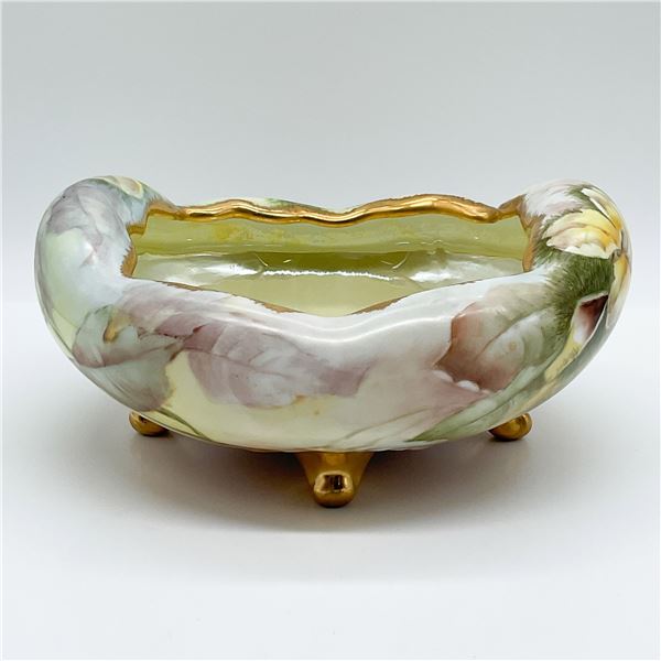 Bavaria Porcelain Bowl, Signed H. Miller