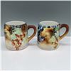 Image 1 : 2pc Bavaria Coffee Mugs, Grape Motif