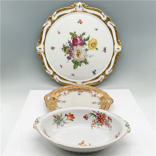3pc Lindner, RW Bavaria, and Kingsley Porcelain Tableware