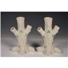 Image 1 : Pair of Belleek Ireland Porcelain Candleholders