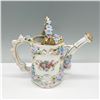 Image 2 : Dresden Porcelain Watering Can with Applied Flowers