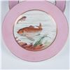 Image 3 : 8pc BDL Limoges Hand-Painted Fish Serving Set