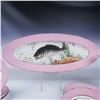Image 4 : 8pc BDL Limoges Hand-Painted Fish Serving Set