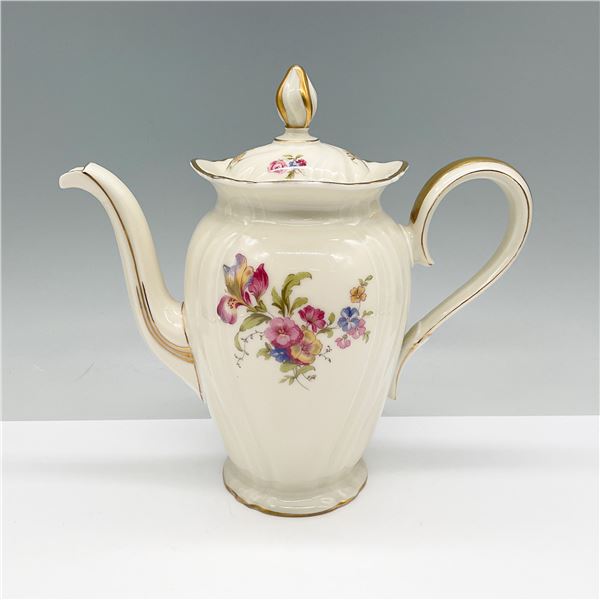 Rosenthal Porcelain Coffee Pot, Lombul Gold