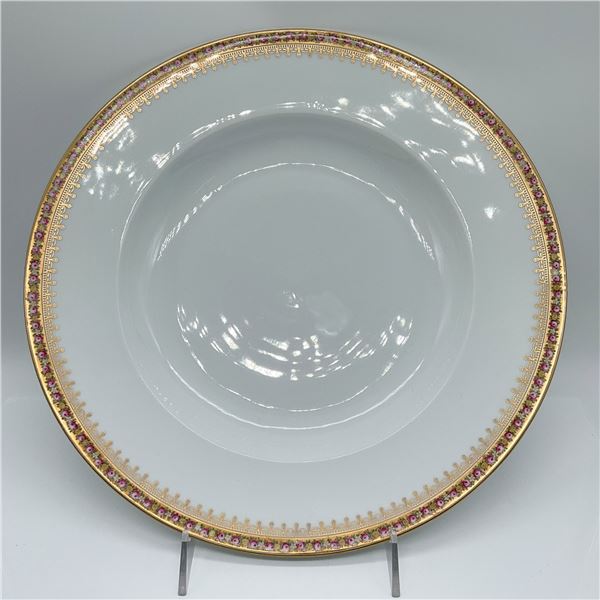 Rosenthal Porcelain Charger, Gilded Border