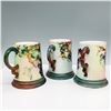 Image 2 : Rosenthal 3pc Hand Painted Porcelain Grapes Tankard Set