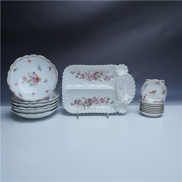 15pc Mark & Gutherz Carlsbad Austria China Serving Set