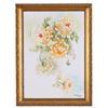 Image 1 : Betty Cooper, Floral Painting in Ornate Gold Frame