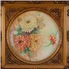 Image 2 : Betty Cooper Hand-Painted Floral Porcelain Plaque in Ornate