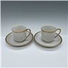 Image 1 : 4pc Nippon Demitasse Cup and Saucer Set, Gold Trim