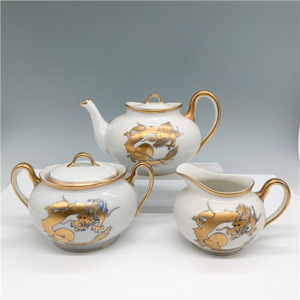 3pc N&C Nagoya Nippon Adelaide Teapot, Sugar Bowl, Creamer