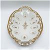 Image 2 : KPM Porcelain Serving Bowl, Gilded Floral Design