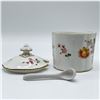 Image 4 : Royal Crown Derby Porcelain Sugar Bowl with Lid and Spoon