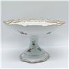 Image 2 : Porcelain Compote, Floral Motif