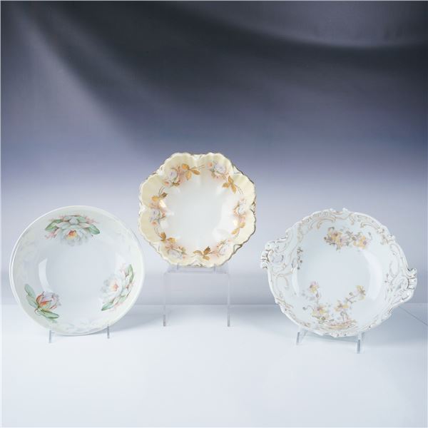 3pc Vintage Serving Bowls, Austrian and German Origin