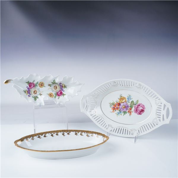 3pc German China Serving Bowls