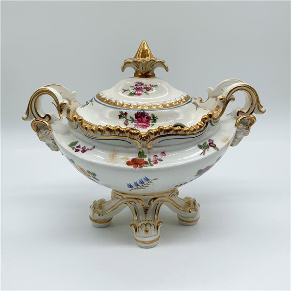 Antique 19th-Century Vieux Paris Sauce Tureen