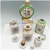 Image 3 : 5pc Hand-Painted Porcelain Decanters & Tea Caddy's