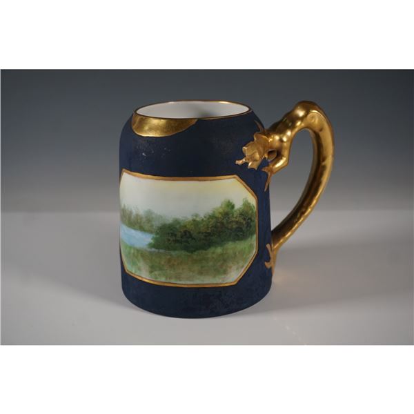 Hutschenreuther & Co Porcelain Mug with Landscape