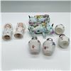 Image 3 : 8pc Assorted Porcelain, Ceramic Salt & Pepper Shakers