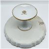 Image 3 : Porcelain of France Pedestal Cake Stand, Gilt Floral Design